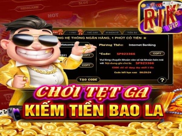 Rikvip có tỉ lệ nổ hũ cao