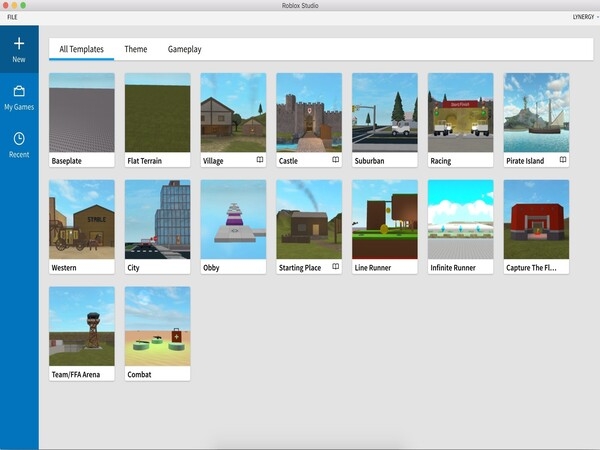 Tạo dự án mới trên Roblox Studio